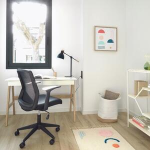 Fekete szövet irodai szék Kave Home Nasia
