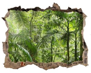 3d-s lyuk vizuális effektusok matrica Trópusi erdő