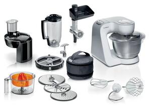 Bosch MUM58251 Series 4 Konyhai robotgép, 1000W, 3.9L, Ezüst-Fehér