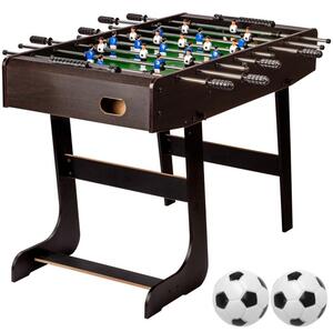 GamesPlanet® Csocsóasztal BELFAST Barna 121 x 101 cm