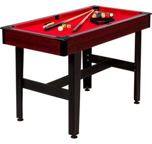 GamesPlanet® Biliárdasztal COMPACT 4ft piros