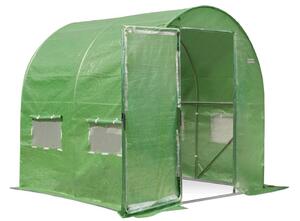 Garden Point 2x2m-es fóliasátor, ajtóval, zöld