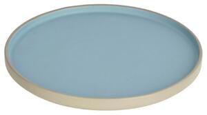 Kék porcelántányér Kave Home Midori 24 cm