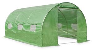 Garden Point 3x4,5m-es fémvázas fóliasátor, zöld