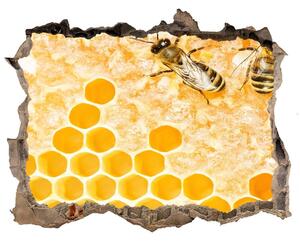 3d-s lyuk vizuális effektusok matrica Dolgozó méhek