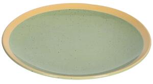 Világoszöld kerámia desszerttál Kave Home Tilia 20,7 cm