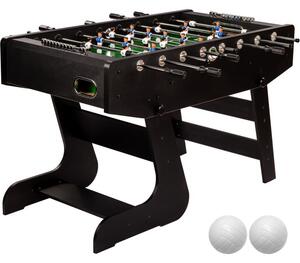 GamesPlanet® Csocsóasztal LIVERPOOL Fekete 141 x 125 cm
