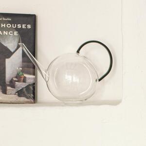 Átlátszó üvegváza Kave Home Duyen 17 cm