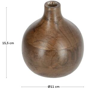 Akác váza Kave Home Tyara 15 cm