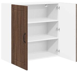 VidaXL Fali konyhaszekrény Barna Tölgy 80 x 31 x 80 cm Faanyag