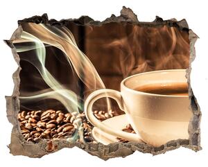 3d-s lyuk vizuális effektusok matrica Aromás kávé