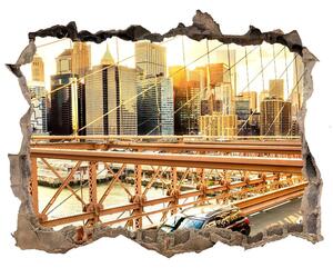 3d-s lyuk vizuális effektusok matrica Brooklyn híd