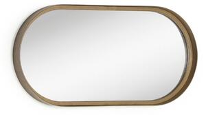 Arany fém függő tükör Kave Home Tiare 31 x 61,5 cm