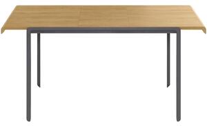 Tölgy összecsukható étkezőasztal Kave Home Nadyria 120/160 x 80 cm