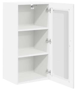 VidaXL Konyhaszekrény 2 pcs Magas Fényű Fehér 40 x 31 x 80 cm Faanyag