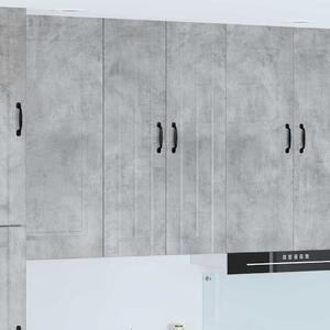 VidaXL Konyhaszekrény Beton Szürke 60 x 31 x 100 cm Faanyag