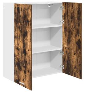 VidaXL Függő szekrény Riga Füstölt tölgy 80 x 31 x 100 cm Faanyag