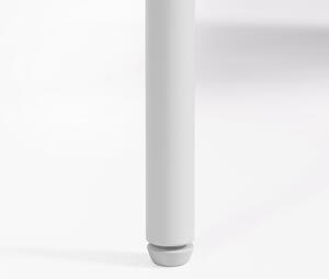 Fehér kőris komód Kave Home Marielle 64 x 142 cm fém talppal