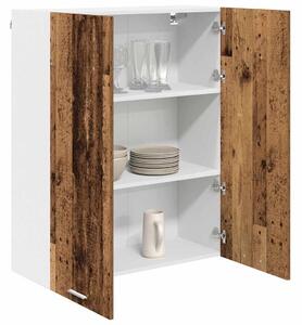 VidaXL Függő szekrény polcokkal Riga Öreg fa 80 x 31 x 100 cm Faanyag