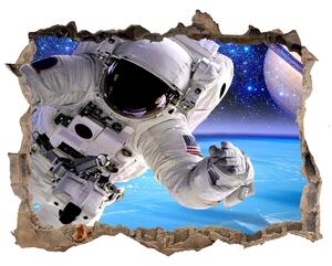 3d-s lyuk vizuális effektusok matrica Űrhajós