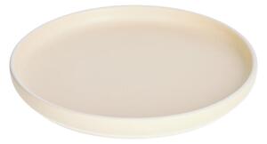 Bézs porcelán desszert tányér Kave Home Roperta Ø 21,5 cm