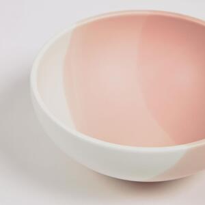Rózsaszín porcelán tál Kave Home Sayuri 15,9 cm