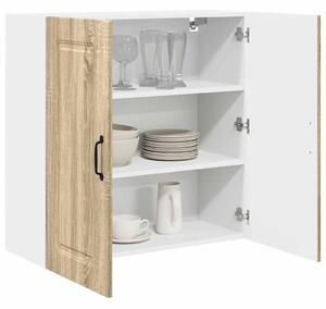VidaXL Fali konyhaszekrény Sonoma tölgy 80 x 31 x 80 cm Faanyag