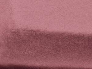 Jersey régi rózsaszín lepedő gyerekágyhoz 70 x 140 cm
