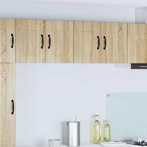 VidaXL Fali konyhaszekrény 2 pcs Sonoma tölgy 60 x 31 x 40 cm Faanyag