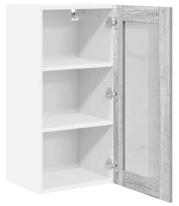 VidaXL Függő szekrény Riga 2 pcs Szürke Sonoma 40 x 31 x 80 cm Faanyag