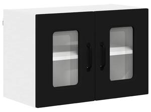 VidaXL Mosogatógép panel Kalmar 2 pcs Fekete 60 x 31 x 40 cm Faanyag