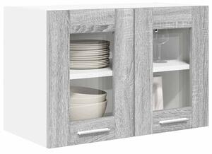 VidaXL Függő szekrény Riga 2 pcs Szürke Sonoma 60 x 31 x 40 cm Faanyag