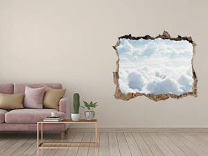 3d-s lyuk vizuális effektusok matrica Felhők a levegőből