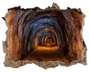 3d-s lyuk vizuális effektusok matrica Földalatti alagútban
