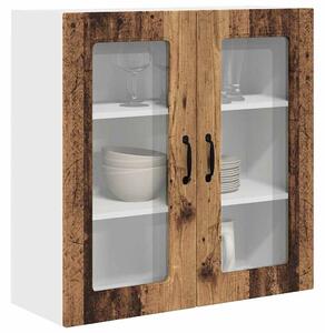 VidaXL Mosogatógép panel Kalmar Öreg fa 80 x 31 x 80 cm Szerelt Fa