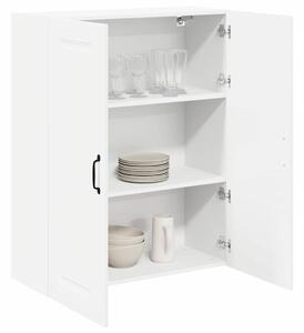 VidaXL Fali konyhaszekrény polcokkal Fehér 80 x 31 x 100 cm Faanyag
