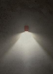 LED kültéri fali lámpa BRIO, barna, 10x7 cm