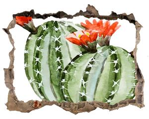 3d lyuk fal dekoráció Kaktuszok