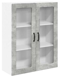 VidaXL Mosogatógép panel Kalmar Beton Szürke 80 x 31 x 100 cm Faanyag