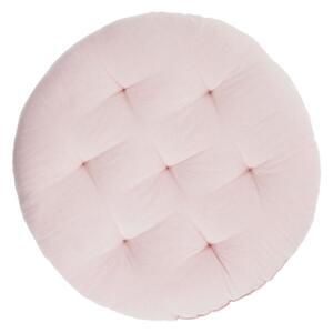Rózsaszín pamut babaülés Kave Home Etelvina 35 cm