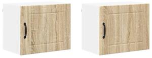 VidaXL Konyhaszekrény 2 pcs Sonoma tölgy 50 x 31 x 40 cm Faanyag