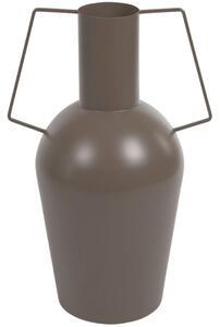Sötétbarna fémváza Kave Home Bellabel 43 cm