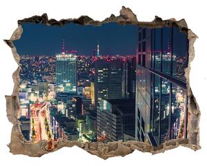 3d lyuk fal dekoráció Tokió, japán