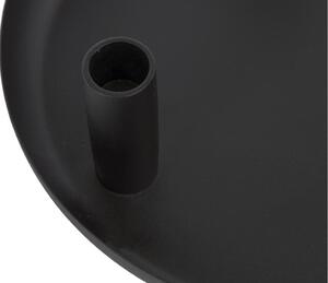 Fekete fém gyertyatartó Kave Home Éjszaka 8 cm