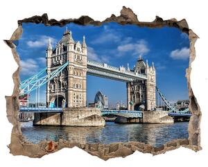 3d lyuk fal dekoráció Tower bridge london