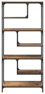 VidaXL Könyvszekrény Régi fa 81 x 36 x 176 cm Faanyag