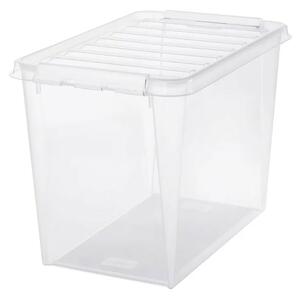 SmartStore Classic tárolódoboz fehér klipszekkel, 61 l, 61 l