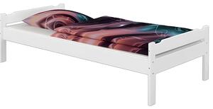 Ágy, fehér, 90x200, LIVIO