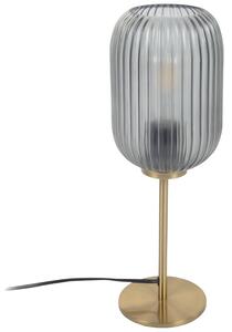 Füstszürke üveg asztali lámpa Kave Home Hestia