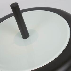 Fekete fém asztali lámpa Kave Home Francisca